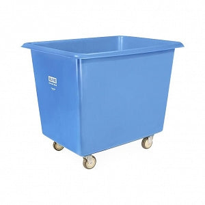 Uline 12-Bushel Poly Box Trucks - CART, BOX TRUCK, 12 BUSHEL, POLY, WHEELS, BLU - H-1954BLU