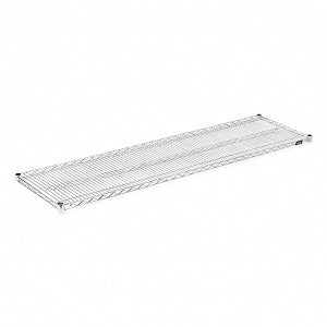 Uline Chrome Wire Shelving Unit - SHELVES, WIRE, CHROME, 72"X18" - H-3184C