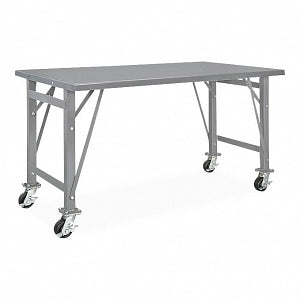 Uline Mobile Steel Assembly Tables - Mobile Steel Assembly Table, 60" x 36" - H-5785