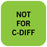 Medical Use Labels - Not for C Diff Labels, 1" x 1"