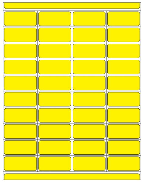 Medical Use Labels - 40-Label Laser Printer Piggyback Label, 11" x 8-1/2"