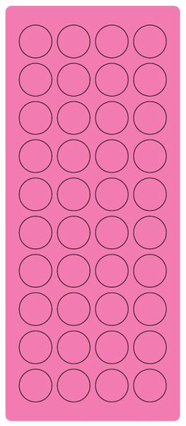 Medical Use Labels - 3/4" Fl. Pink Laser Sheet, 4" x 9"