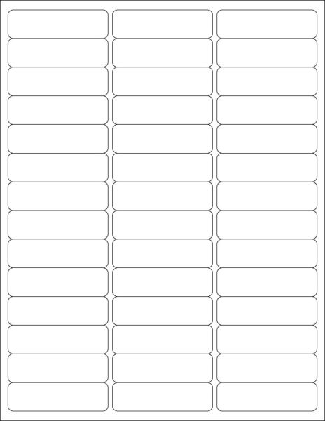 Medical Use Labels - Laser Printer Label, 2-5/8" x 3/4"