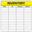 Medical Use Labels - INVENTORY, 4" x 4"