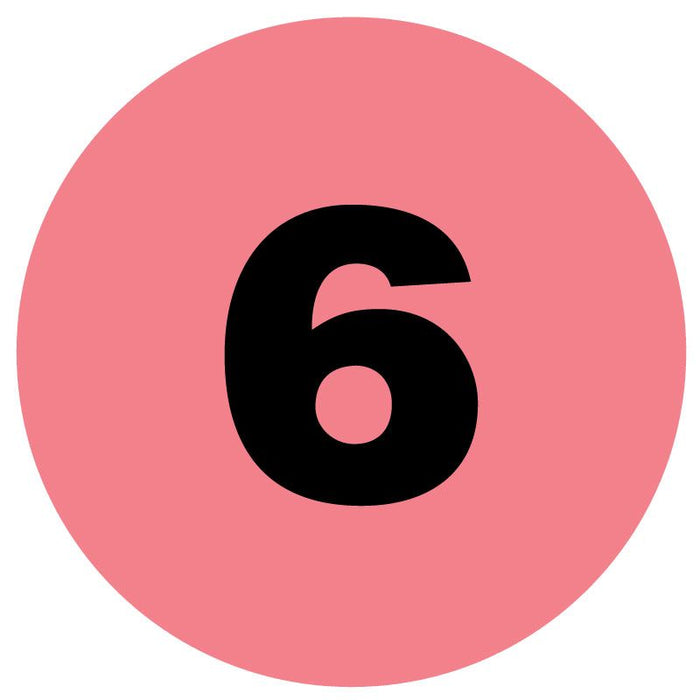 Medical Use Labels - Numerical Inventory Dots