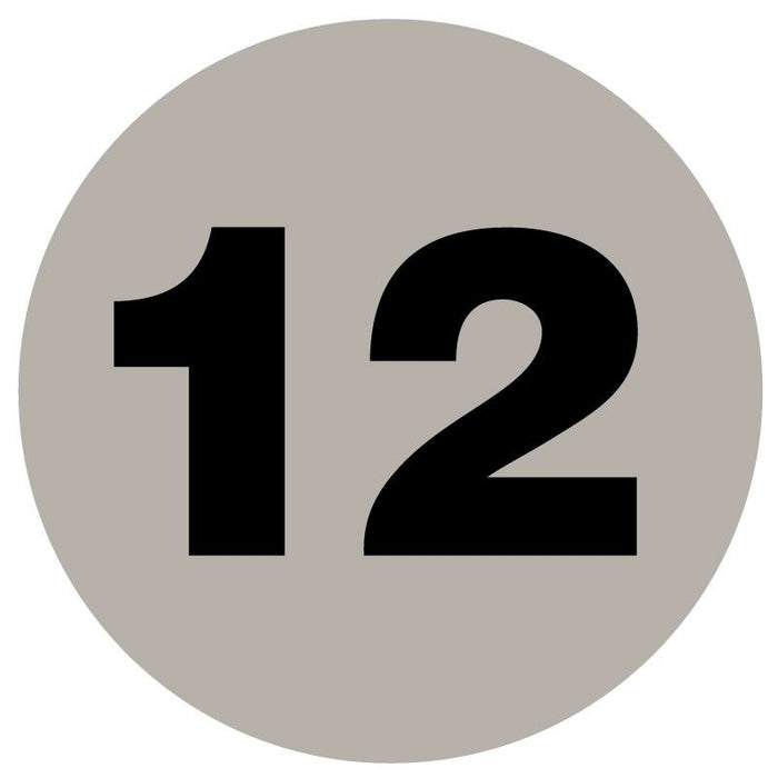 Medical Use Labels - Numerical Inventory Dots