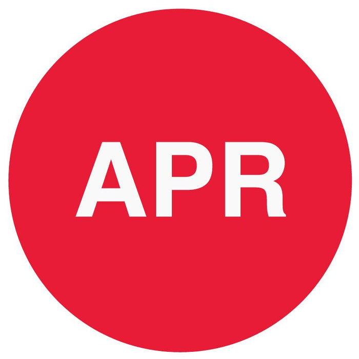 Medical Use Labels - Monthly Inventory Dots