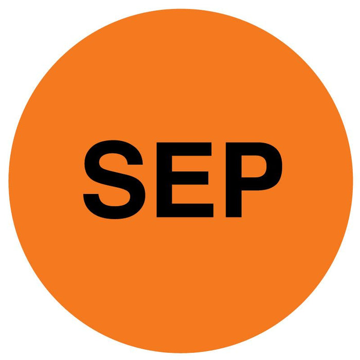 Medical Use Labels - Monthly Inventory Dots