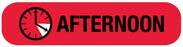 Medical Use Labels - AFTERNOON, Medication Instruction Label, 1-5/8" x 3/8"