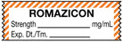 Medical Use Labels - Anesthesia Tape, Romazicon mg/mL, 1-1/2" x 1/2"