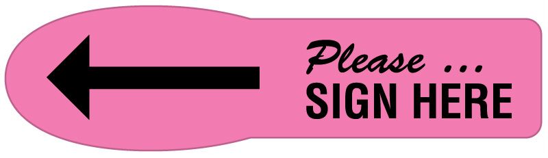 Medical Use Labels - Preprinted Extra-Large Uniflags-for right side of page