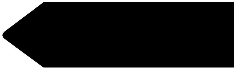 Medical Use Labels - Blank Uniarrow Flags