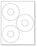 Medical Use Labels - CD Laser Label, 8-1/2" x 11"