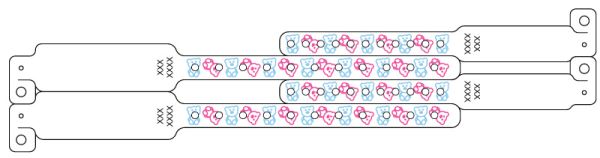 Medical Use Labels - Adult/Child Insert Wristband