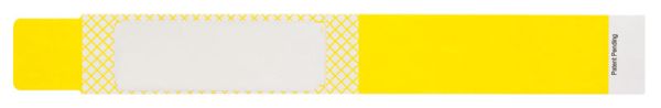 Medical Use Labels - Adult Patient Identification Tyvek Cover Seal Wristband, 10" x 1-1/4"