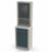 UMF Medical Treatment and Supply Cabinets - 2-Section Supply Cabinet, 20" W x 65" H - 6105