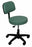 UMF Five Leg Exam Stools with Back - Pneumatic Padded Stool with Back and 5-Leg Plastic Base, 335 lb. Weight Capacity - 6746
