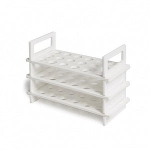 United Scientific 3-Tier Plastic Test Tube Racks - RACK, TEST TUBE, PP, 3-TIER, 62 TUBES, PK/2 - 77717