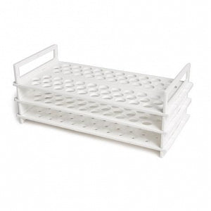 United Scientific 3-Tier Plastic Test Tube Racks - RACK, TEST TUBE, PP, 3-TIER, 40 TUBES, PK/2 - 77719