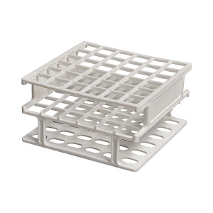 United Scientific 1-Piece Plastic Test Tube Racks - RACK, TEST TUBE, 1-PC, PP, 16MM X 36 TUBES - 77907