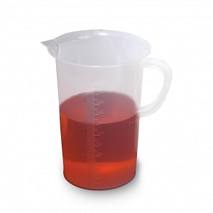 United Scientific Graduated Tall Form Beakers with Handle - Tall Form Beaker with Handle, Polypropylene, 2000 mL - 81104