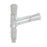 United Scientific 3-Way 24/40 Joint Adapter - ADAPTER, INCLINED, 105 DEGREE, 24/40 JOINT - ADB105-24