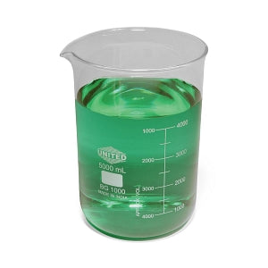 United Scientific Low Form Borosilicate Glass Beakers - Low Form Beaker, Borosilicate Glass, 100 mL - BG1000-100