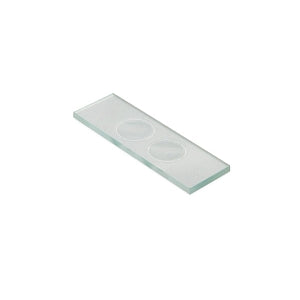 United Scientific Glass Concavity Slides - Glass Concavity Slide, Thick, 2 Concavities, 12/Pack - CSTK02