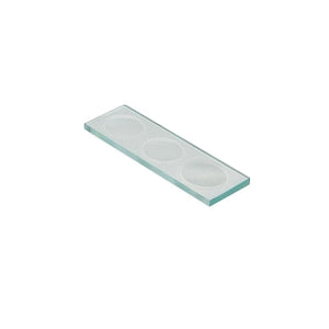 United Scientific Glass Concavity Slides - Glass Concavity Slide, Thick, 3 Concavities, 12/Pack - CSTK03