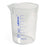 United Scientific Supplies, Inc. Plastic Beakers with Printed Graduations - Graduated Beaker, Polymethylpentene, 500 mL, 6/Pack - P50704