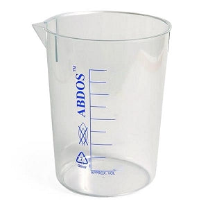 United Scientific Supplies, Inc. Plastic Beakers with Printed Graduations - Graduated Beaker, Polymethylpentene, 10000 mL, 12/Pack - P50708