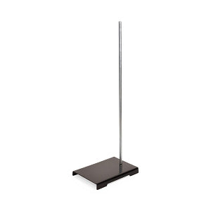 United Scientific Cast Iron Support Stands with Rods - SUP STAND, 4"X6", W/18" ROD, CAST IRON, EA - SSB4X6-CI