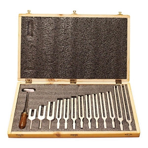 United Scientific Tuning Fork Boxed Set - Boxed Tuning Fork Set, Set of 13 - TFBOX13