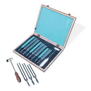 United Scientific Tuning Fork Boxed Set - Boxed Tuning Fork Set, Set of 8 - TFBOX8