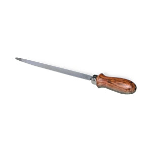 United Scientific Triangular Files - TRIANGULAR FILE, HARDWOOD HANDLE, 4", EA - TRF004