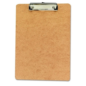 Universal Hardboard Clipboards - 1/2" Capacity Brown Hardboard Clipboard, Letter Size, Holds 8-1/2" x 12" Papers - 05562