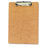 Universal Hardboard Clipboards - 1/2" Capacity Brown Hardboard Clipboard, Letter Size, Holds 8-1/2" x 12" Papers - 05562