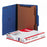 Universal Pressboard Classification Folders - Pressboard Classification Folders, Letter, Six-Section, Cobalt Blue - 10301