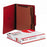 Universal Pressboard Classification Folders - Pressboard Classification Folders, Letter, Six-Section, Ruby Red - 10303