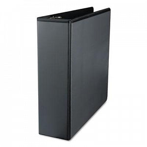 Universal Products Economy Ring View Binders - Slant-Ring Economy View Binder, Black, 3" Capacity - 20747