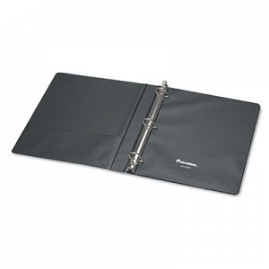 Universal Slant-Ring Economy View Binders - Black 1" Capacity D-Ring Binder, 8-1/2" x 11" - 20761