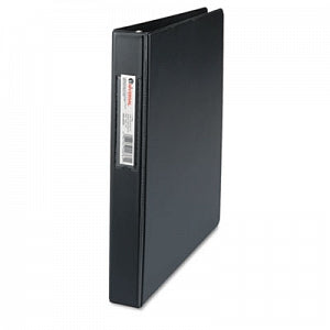 Universal Slant-Ring Economy View Binders - Black 1" Capacity D-Ring Binder, 8-1/2" x 11" - 20761