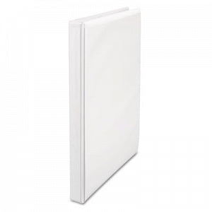 Universal Products Universal Economy Round Ring View Binders - White 1/2" Capacity Economy Round-Ring View Binder, 8-1/2" x 11" - 20952