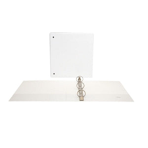 Universal Office Products Universal Economy Round Ring View Binders - White 1-1/2" Capacity Economy Round-Ring View Binder, 8-1/2" x 11" - 20972PK
