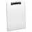 Universal Plastic Brushed Aluminum Low Clip Clipboard - Plastic Brushed Aluminum Low Clip Clipboard - 40303