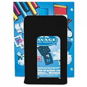 Universal Heavy-Gauge Steel Economy Bookends - Black 4.75" x 5.25" x 5" Standard Heavy-Gauge Steel Economy Bookends - 54051