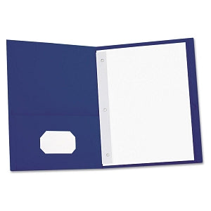 Universal Two-Pocket Portfolios - Dark Blue 8.5" x 11" Two-Pocket Portfolios - 57116