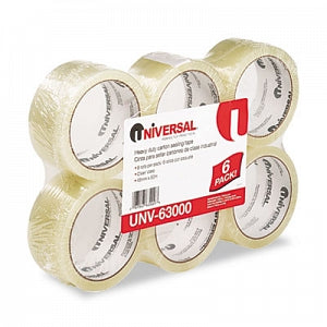 Universal General-Purpose Box Sealing Tape - General-Purpose Box Sealing Tape, 3" Core, Clear, 1.88 x 60 yd. - 63000