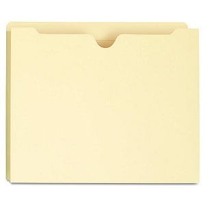 Universal Manila File Jackets - 2" Expansion Manila File Jackets with Reinforced Tabs, Letter Size - 73700