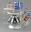 Unico PowerSpin BX Centrifuge with Accessories - ROTOR RACK, HOLDS ALL 3 BX ROTORS - C880-10